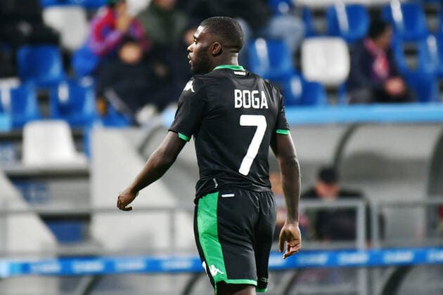jeremie boga (sassuolo) during Italian Serie A Soccer season 2019 20, italian Serie A soccer match in italy, Italy, January 01 2020  Copyright: xLM AlessioxTarpinix xIPAx xLivexMediax 0