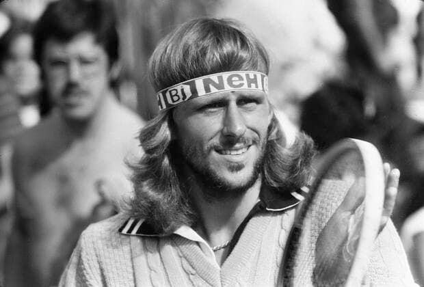 790901Tennis: Swedens Bjorn Borg on September 1, 1979 in Bastad, Sweden. BILDBYRAN *** 790901Tennis Swedes Bjorn Borg on September 1, 1979 in Bastad, Sweden BILDBYRAN,  Copyright: BILDBYRAN BB790901BB002