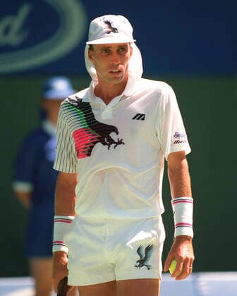 910119 Tennis, Australian Open: Ivan Lendl of The Czech Republic during a match in the Australian Open on January 19, 1991 in Melbourne, Australia. BILDBYRAN Copyright: BILDBYRAN BB910119AF001