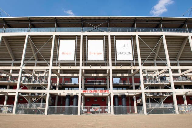 Fußball: 1. Bundesliga, Saison 2019 2020. Außenansicht vom RheinEnergieStadion vom 1.FC Köln Leere Eingänge und Kassenhäuschen, Copyright: xChristopherxNeundorfx xKirchner-Mediax