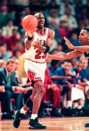 Basketball Michael Jordan Michael Jordan competing for the NBA, Basketball Herren, USA Chicago Bulls USA Copyright: xDUOMO PCNx BK0803 107289