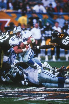 Football 1996 Super Bowl 1996 Super Bowl XXX, Dallas Cowboys vs.Pittsburgh Steelers Tempe Sun Devil Stadium AR USA Copyright: xx FO0803 960005