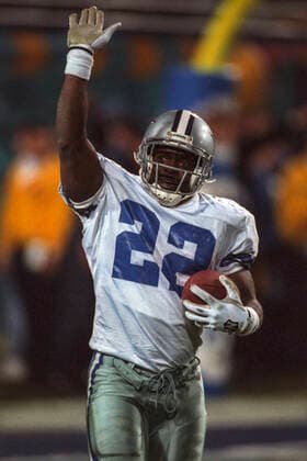 Football 1996 Super Bowl Emmitt Smith at the1996 Super Bowl XXX, Dallas Cowboys vs.Pittsburgh Steelers Tempe Sun Devil Stadium AR USA Copyright: xDUOMO PCNx FO0803 960088
