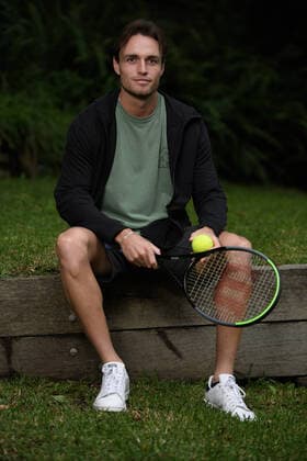 Tennis, Chris O Connell Fotoshooting TENNIS CHRIS OCONNELL TRAINING COVID-19, Australian tennis player Chris O Connell poses for a photograph at his home in Bayview, Sydney, Thursday, April 9, 2020. ( NO ARCHIVING, EDITORIAL USE ONLY, NO USE IN BOOKS WITHOUT CONSENT SYDNEY NSW AUSTRALIA  Copyright: xDANxHIMBRECHTSx 20200409001462772692