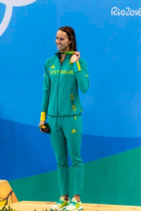 PARIS 2024, OLYMPIC LEGENDS: Emma McKeon OLYMPICS RIO 2016 Rio de Janeiro, Brazil. 9 August 2016. Emma McKeon (AUS) the bronze medal winner of the Women s 200m freestyle at the 2016 Olympic Summer Games. Paul J. Sutton PCN Photography. Rio de Janeiro Olympic Aquatic Stadium Brazil Copyright: xPaulxJxSutton PCNx OL1617SW09-538