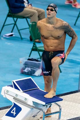 OLYMPICS RIO 2016 Rio de Janeiro, Brazil. 9 August 2016. Caeleb Dressel (USA) competing in the Men s 100m Freestyle semi final at the 2016 Olympic Summer Games. Paul J. Sutton PCN Photography. Rio de Janeiro Olympic Aquatic Stadium Brazil Copyright: xPaulxJxSutton PCNx OL1617SW09-7