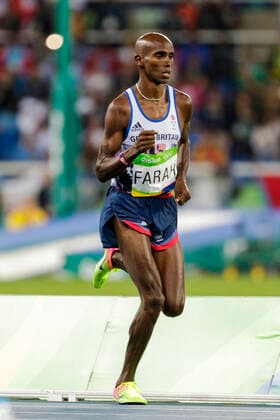 OLYMPICS RIO 2016 Rio de Janeiro, Brazil. 13 August 2016. Mo Farah (GBR) wins the gold medal in the Men s 10,000m at the 2016 Olympic Summer Games. Paul J. Sutton PCN Photography. Rio de Janeiro Olympic Stadium Brazil Copyright: xPaulxJxSutton PCNx OL1617TF13-654