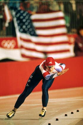 Speedskating Bonnie Blair USA 1992 Olympic Winter games, Winterspiele,Spiele, Summer games Albertville France Copyright: xPaulxJxSutton DUOMO PCNx SS0101 106073