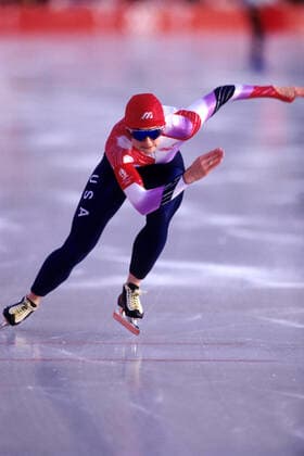 Speedskating Bonnie Blair USA 1992 Olympic Winter games, Winterspiele,Spiele, Summer games Albertville France Copyright: xStevenxExSutton DUOMO PCNx SS0102 067557