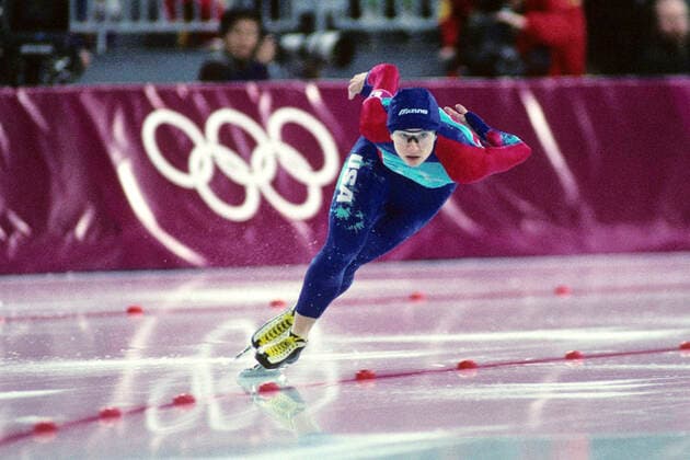 Speedskating Bonnie Blair USA competing at the 1994 Olympic Winter games, Winterspiele,Spiele, Summer games Lillihaumer, Norway. Copyright: xDUOMO PCNx SS0103 106019