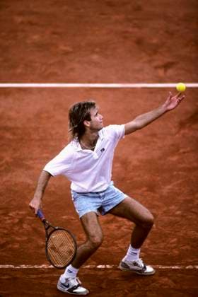 Tennis Andre Agassi (USA) at the 1988 French Open Paris France Copyright: xPaulxJxSutton DUOMO PCNx TN0301 005962