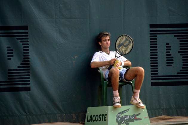 Tennis Andre Agassi (USA) at the 1988 French Open Paris France Copyright: xPaulxJxSutton DUOMO PCNx TN0301 005980