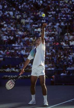 Tennis Pete Sampras (USA) at the 1990 US Open Tennis Championships New York Flushing Meadows NY USA Copyright: xPaulxJ.xSutton DUOMO PCNx TN0301 045174