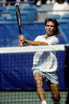 Tennis Andre Agassi (USA) at the 1988 US Open Flushing New York USA Copyright: xPaulxJxSutton DUOMO PCNx TN0301 406456