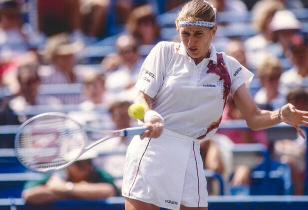 Tennis Steffi Graf Steffi Graf (GER) competing at the 1995 US Open. New York NY USA Copyright: xPaulxJ..xSutton DUOMO PCNx TN0301106095