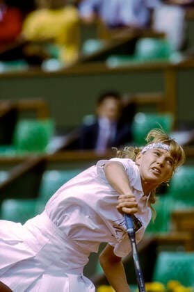 Tennis Steffi Graf Steffi Graf (GER) competing at the 1990 French Open. Paris Roland Garos France Copyright: xPaulxJxSutton DUOMO PCNx TN0301_040853