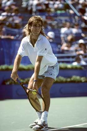 Tennis Andre Agassi (USA) at the 1988 US Open Flushing New York USA Copyright: xStevenxExSutton DUOMO PCNx TN0302 406323