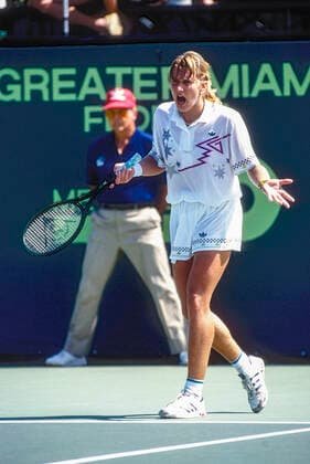 Tennis Steffi Graf Steffi Graf (GER) competing at the 1988 Lipton International Players Championship. Key Biscayne FL USA Copyright: xDUOMO PCNx TN0308 007469