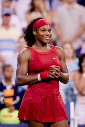 Tennis Serena Wiliams (USA) after her victory in the Women s Finals at the 2008 US Open Tennis Queens National Tennis Center New York USA Copyright: xPaulxJxSuuton PCNx TN1417-109571