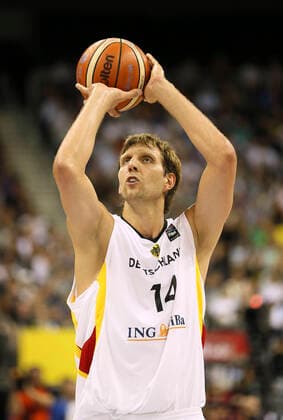 Foto : Dirk Nowitzki ( GER ) Basketball EM in Berlin , am Sa. 05.09.2015 Länderspiel Deutschland - Island
