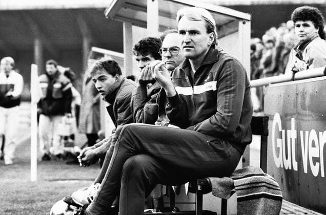 Fussball VfB Stuttgart Amateure , Trainer Jochen Rücker *** Football VfB Stuttgart Amateurs , Coach Jochen Rücker