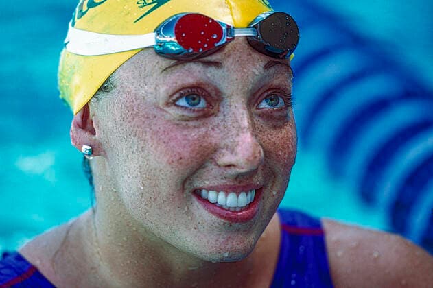 Swimming Amy Van Dyken Amy Van Dyken (USA) competing at the 2000 Santa Clara Invitational Copyright: xPaulxJxSutton DUOMO PCNx SW1301_106143