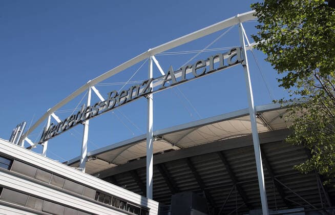 Fußball, Stadiongeschichte VfB Stuttgart VfB Stuttgart Deutschland, Stuttgart, 23.04.2020, Fussball, 2. Bundesliga, Saison 2019 2020, VfB Stuttgart: Mercedes-Benz Arena.