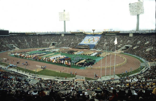 Olympiade 1980 in Moskau. Eröffnungsfeier 19.07.1980 *** 1980 Olympics in Moscow Opening ceremony 19 07 1980 HM