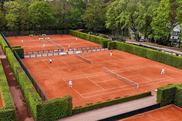 Öffnung der Tennis-Saison nach Corona mit Einschränkung (Einzel, Abstand, etc.), TC 1899 Blau-Weiss, Berlin, 25.04.2020,