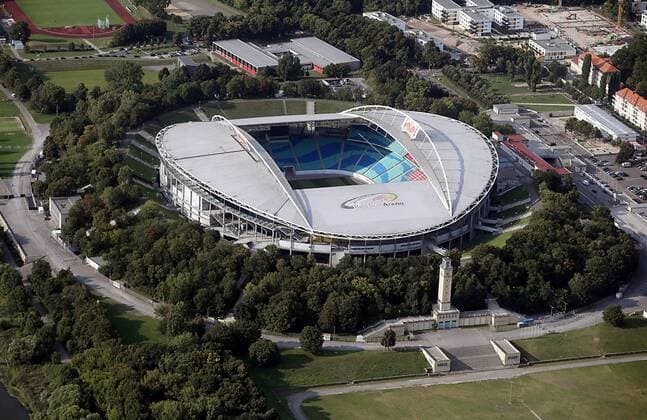 19.08.2016 Luftaufnahme Luftbild Leipzig Sachsen Die Red Bull Arena ist das größte Stadion der Stadt Leipzig und ganz Sachsens. Sie ist Teil des Leipziger Sportforums und befindet sich in unmittelbarer Nachbarschaft der 2002 eingeweihten Arena Leipzig 19 08 2016 Air intake Luftbild Leipzig Saxony the Red Bull Arena is the largest Stadium the City Leipzig and whole Saxony Them is Part the Leipzig and is to in immediate Neighbourhood the 2002 inaugurated Arena Leipzig imago 73995284