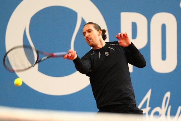 Jean Marc Werner bei der Tennis Exhibition Serie in Hoehr-Grenzhausen Tennis Exhibition Serie in Hoehr-Grenzhausen Tennis Exhibition Series in Hoehr-Grenzhausen Hoehr-Grenzhausen Copyright: xEibner-Pressefotox