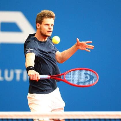 Yannick Hanfmann bei der Tennis Exhibition Serie in Hoehr-Grenzhausen Tennis Exhibition Serie in Hoehr-Grenzhausen Tennis Exhibition Series in Hoehr-Grenzhausen Hoehr-Grenzhausen Copyright: xWeissx Eibner-Pressefotox EP_rws