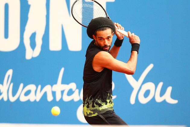 Sport Themen der Woche KW18 Dustin Brown bei der Tennis Exhibition Serie in Hoehr-Grenzhausen Tennis Exhibition Serie in Hoehr-Grenzhausen Tennis Exhibition Series in Hoehr-Grenzhausen Hoehr-Grenzhausen Copyright: xWeissx Eibner-Pressefotox EP_rws