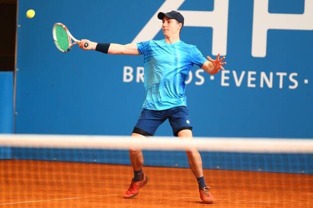 Florian Broska bei der Tennis Exhibition Serie in Hoehr-Grenzhausen Tennis Exhibition Serie in Hoehr-Grenzhausen Tennis Exhibition Series in Hoehr-Grenzhausen Hoehr-Grenzhausen Copyright: xWeissx Eibner-Pressefotox EP_rws