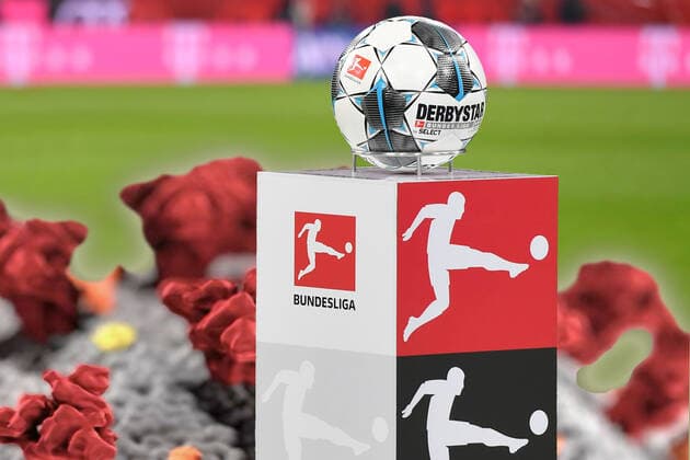 FOTOMONTAGE: DFL meldet insgesamt zehn positive Corona Tests in der 1.und 2. Bundesliga Archivfoto: Randmotiv-Spidercam fokussiert den offiziellen Spielball Derbystar. Fussball 1. Bundesliga,11.Spieltag,Spieltag11, FC Bayern Muenchen M) - Borussia Dortmund (DO) 4-0, am 09.11.2019 in Muenchen A L L I A N Z A R E N A, DFL REGULATIONS PROHIBIT ANY USE OF PHOTOGRAPHS AS IMAGE SEQUENCES AND OR QUASI-VIDEO. Ã‚Â