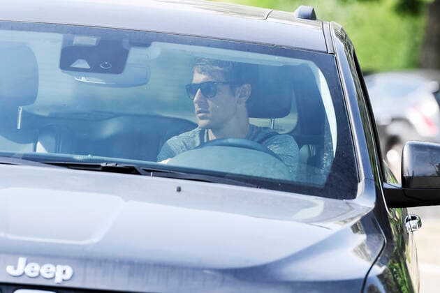 Photo Fabio Ferrari LaPresse May 5, 2020 Turin, Italy News COVID-19 emergency (Coronavirus) - Juventus Fc return to work. in the pic:Aaron Ramsey arrives at the Juventus sports center  Copyright: xFabioxFerrari LaPressex