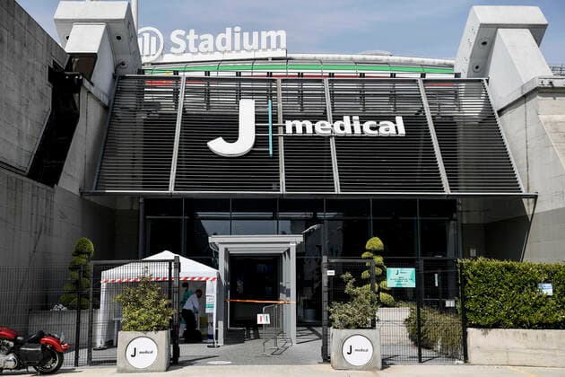 Photo Fabio Ferrari LaPresse May 5, 2020 Turin, Italy News COVID-19 emergency (Coronavirus) - Juventus Fc return to work. in the pic:external view J Medical  Copyright: xFabioxFerrari LaPressex