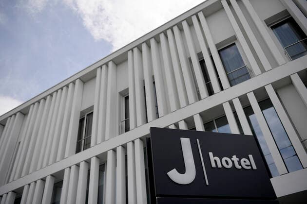 Photo Fabio Ferrari LaPresse May 5, 2020 Turin, Italy News COVID-19 emergency (Coronavirus) - Juventus Fc return to work. in the pic:external view J Hotel  Copyright: xFabioxFerrari LaPressex