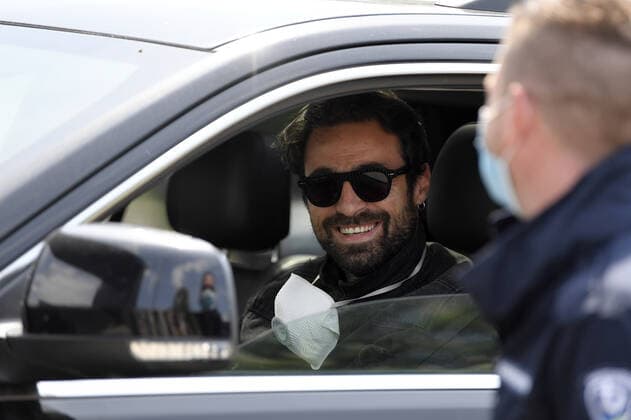 Photo Fabio Ferrari LaPresse May 5, 2020 Turin, Italy News COVID-19 emergency (Coronavirus) - Juventus Fc return to work. in the pic: Carlo Pinsoglio arrives at the Juventus sports center  Copyright: xFabioxFerrari LaPresse FABIOFERRx