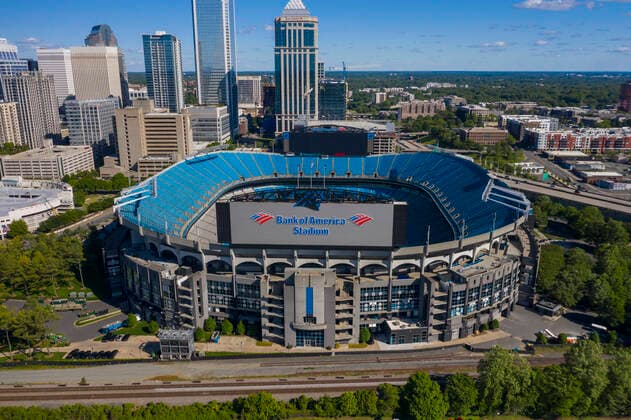 May 1, 2020, Charlotte, North Carolina, USA: Bank of America Stadium is home to the NFL, American Football Herren, USA ¢â‚¬â ¢s Carolina Panthers in Charlotte, NC. Charlotte USA - ZUMAa161 20200501_zaa_a161_008 Copyright: xWalterxGxArcexSrxGrindstonexMedix