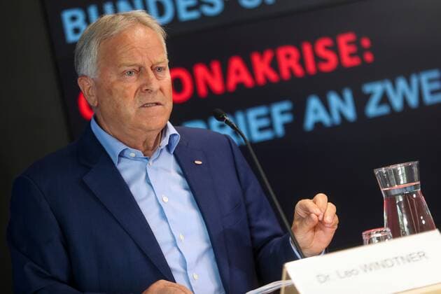 VARIOUS SPORTS - BSO press conference, PK, Pressekonferenz VIENNA,AUSTRIA,13.MAY.20 - VARIOUS SPORTS - BSO, Bundes-Sportorganisation, press conference, The letter to two million (sports club members) due to the corona crisis. Image shows. Image shows president Leo Windtner (OEFB). GEPAxpictures xPhilippxBrem