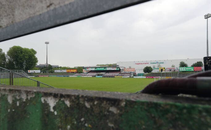 Fußball, Stadiongeschichte VfB Lübeck Impressionen des Stadions Lohmuehle, Heimspielstaette des VfB Luebeck, dem kuenftigen 3. Ligisten ab der Saison 2020 2021