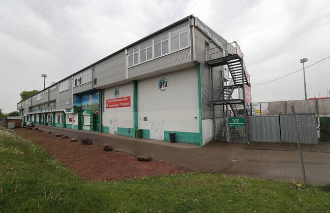 Fußball, Stadiongeschichte VfB Lübeck Impressionen des Stadions Lohmuehle, Heimspielstaette des VfB Luebeck, dem kuenftigen 3. Ligisten ab der Saison 2020 2021
