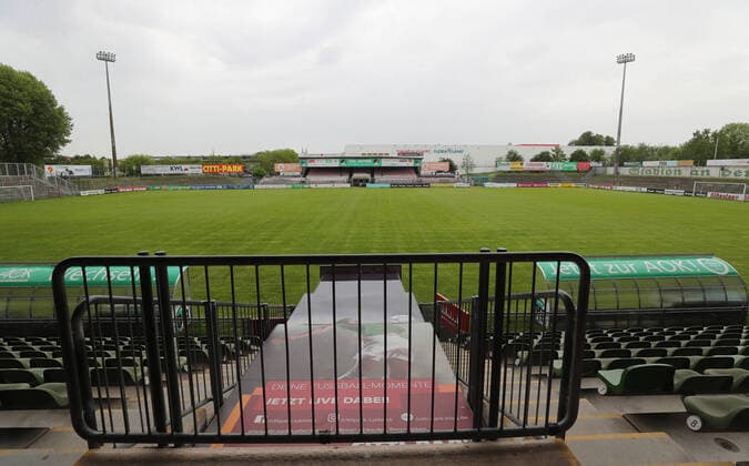 Fußball, Stadiongeschichte VfB Lübeck Impressionen des Stadions Lohmuehle, Heimspielstaette des VfB Luebeck, dem kuenftigen 3. Ligisten ab der Saison 2020 2021