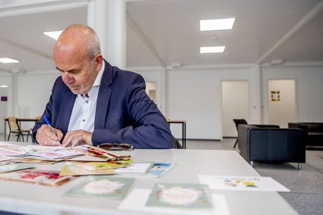 DEN HAAG - Martijn van Rheenen, initiator van DoneerEenDorp. Bij het stadion van ADO Den Haag wordt een corona-zorglocatie voor daklozen opgebouwd. De opvang is een initiatief van de voetbalclub en DoneerEenDorp. ROBIN UTRECHT xVIxANPxSportx xRobinxUtrechtxIVx 410884940