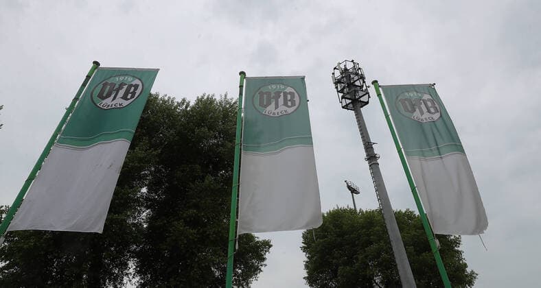 Fußball, Stadiongeschichte VfB Lübeck Impressionen des Stadions Lohmuehle, Heimspielstaette des VfB Luebeck, dem kuenftigen 3. Ligisten ab der Saison 2020 2021