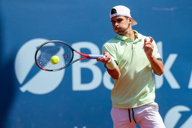 TENNIS - Austrian Pro Series MARIA ENZERSDORF,AUSTRIA,27.MAY.20 - TENNIS - Generali Austrian Pro Series. Image shows Marko Andrejic (AUT). GEPAxpictures xPhilippxBrem
