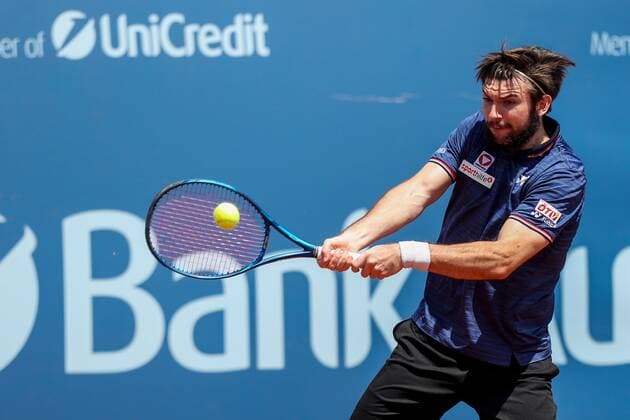 TENNIS - Austrian Pro Series MARIA ENZERSDORF,AUSTRIA,27.MAY.20 - TENNIS - Generali Austrian Pro Series. Image shows Jurij Rodionov (AUT). GEPAxpictures xPhilippxBrem
