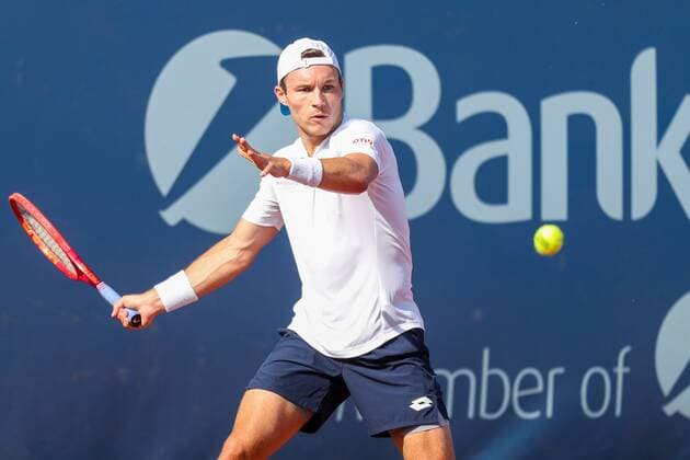 TENNIS - Austrian Pro Series MARIA ENZERSDORF,AUSTRIA,27.MAY.20 - TENNIS - Generali Austrian Pro Series. Image shows Lucas Miedler (AUT). GEPAxpictures xPhilippxBrem