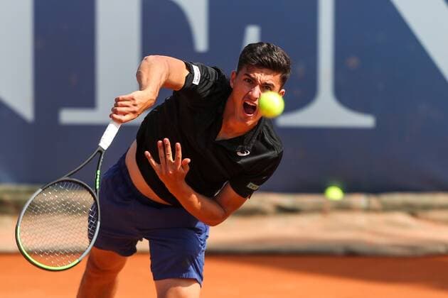 TENNIS - Austrian Pro Series MARIA ENZERSDORF,AUSTRIA,02.JUN.20 - TENNIS - Generali Austrian Pro Series. Image shows Alexander Erler (AUT). GEPAxpictures xPhilippxBrem